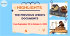 Notable documents of Vietnam in the previous week (from September 30 to October 6, 2024) 